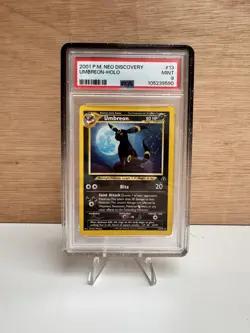 PSA 9 UMBREON #13 NEO DISCOVERY HOLO 2001 Pokemon TCG PSA 9 MINT - Image 3