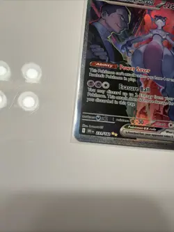 Pokemon Team Rocket's Mewtwo EX 231/182 Destined Rivals Holo 280 HP SIR NM/NM- - Image 2