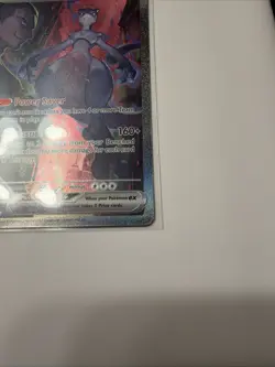 Pokemon Team Rocket's Mewtwo EX 231/182 Destined Rivals Holo 280 HP SIR NM/NM- - Image 3