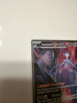 Pokemon Team Rocket's Mewtwo EX 231/182 Destined Rivals Holo 280 HP SIR NM/NM- - Image 4