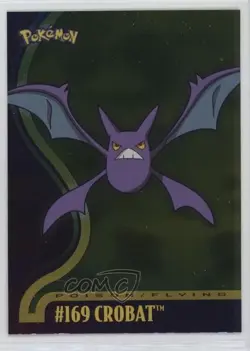 Crobat Foil Topps Pokemon TV Animation Edition Johto Series 1 #169 2001 - Image 1