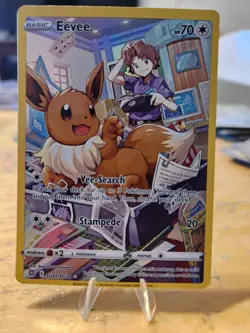 2022 Pokemon Eevee TG11/TG30 Brilliant Stars Sword & Shield Pack Fresh LP - Image 2