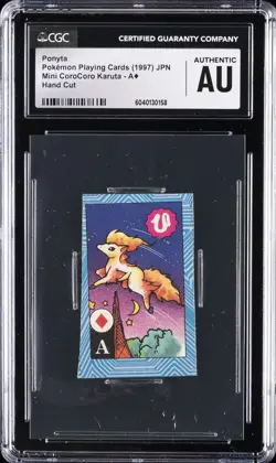 1997 POKEMON PLAYING CARDS PONYTA CGC AUTHENTIC - Image 1