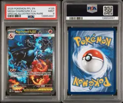 PSA 9 MINT Pokemon Mega Charizard X ex SIR 125/094 Phantasmal Flames English - Image 4