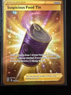 SUSPICIOUS FOOD TIN 080/073 SEC CHAMPION'S PATH POKEMON NM/M - Image 1