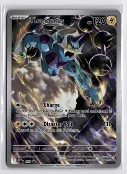 Pokemon Scarlet & Violet Promo Thundurus 209 Holofoil Promo - Image 1