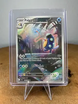 Pokemon Palpitoad 104/086 Sv: Black Bolt Holo Illustration Rare Stage 1 90 HP EN - Image 1