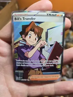 Pokemon TCG Bill's Transfer 194/165 Sv: Scarlet & Violet 151 Ultra Rare Full Art - Image 1