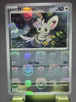 Pokemon Black Bolt Minccino Masterball 075/086 - Image 1