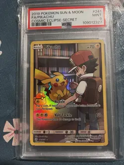 2019 Pokemon Sun & Moon Fa/pikachu Cosmic Eclipse-secret - Image 1