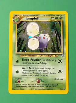 *HEAVY PLAY* 2000 POKEMON TCG NEO GENESIS JUMPLUFF 7/111 HOLO - Image 1