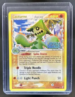2006 Pokemon EX Crystal Guardians Cacturne #15/100 - Image 1