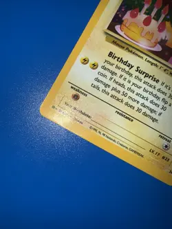 ______'s Pikachu Birthday - 24/53 - Holo Rare NM, English Pokemon Celebrations - Image 3