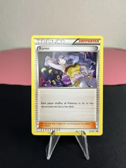 Karen XY177 Pokemon XY Black Star Promo Trainer - Umbreon - Image 1