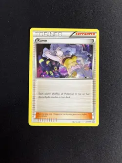Karen XY177 Pokemon XY Black Star Promo Trainer - Umbreon - Image 3