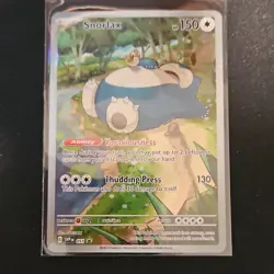 Pokemon Snorlax Promo Holo 150 HP 051 Scarlet & Violet Basic 2023 - Image 2
