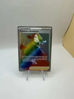 Pokemon Cynthia's Ambition Secret Rare Full Art Holo 178/172 Brilliant Stars - Image 1