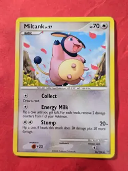 2008 Pokemon Diamond and Pearl Stormfront #44 Miltank, UC, NF/H, cd3 - Image 1