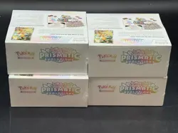 Lot of (4) Pokemon Center Exclusive Prismatic Evolutions Elite Trainer Boxes PC - Image 5