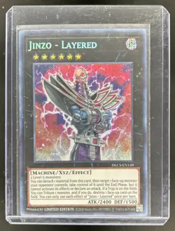 2020 Yu-Gi-Oh! Dragons of Legend: Limited Jinzo Layered #DLCS-EN149 - Image 1
