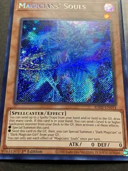 3x Magicians' Souls | RA02-EN014 | Secret Rares | NM | 1st Editions | YuGiOh! - Image 2