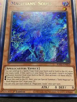 3x Magicians' Souls | RA02-EN014 | Secret Rares | NM | 1st Editions | YuGiOh! - Image 4
