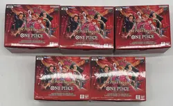 Lot of (120) One Piece English EB-03 Heroines Edition Extra Booster Packs Sealed - Image 2