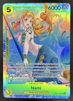 2026 One Piece Heroines Edition Nami Super Rare #EB03-053 - Image 1