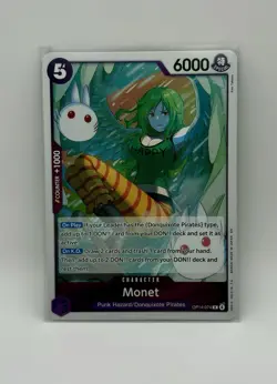 Monet OP14-074 R Foil The Azure Sea's Seven One Piece NM/M - Image 1