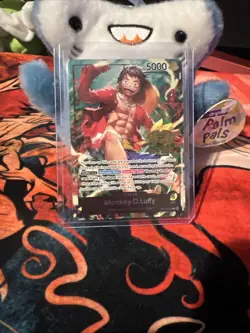 One Piece Monkey.D.Luffy 2nd Anniversary Stamped ALTERNATE ART LEADER NEAR MINT - Image 2