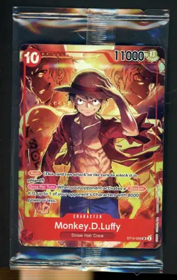 #7 One Piece English ST10-006 Monkey D Luffy Treasure Boosters Set Sealed - Image 1