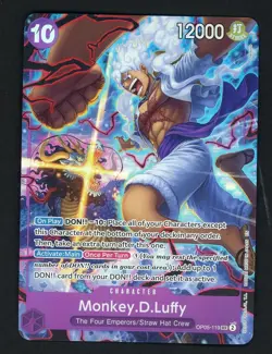 One Piece OP05-119 Monkey D Luffy English Version 2nd Anniversary Set - Image 1