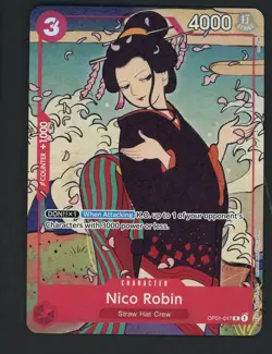One Piece OP01-017 Nico Robin English Version 1st Anniversary Set - Image 1