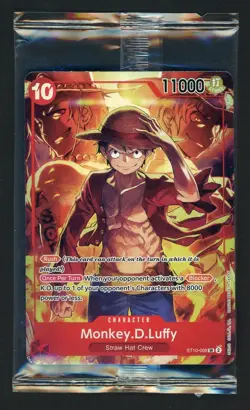 #5 One Piece English ST10-006 Monkey D Luffy Treasure Boosters Set Sealed - Image 1