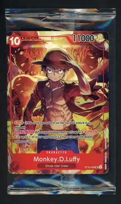 #6 One Piece English ST10-006 Monkey D Luffy Treasure Boosters Set Sealed - Image 1