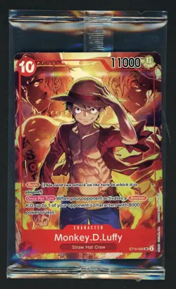 #8 One Piece English ST10-006 Monkey D Luffy Treasure Boosters Set Sealed - Image 1