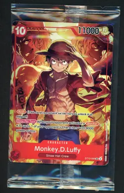 #9 One Piece English ST10-006 Monkey D Luffy Treasure Boosters Set Sealed - Image 1