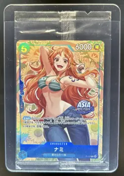 2025 One Piece Japanese Asia Mini Tin Nami Promo Sealed #P-112 - Image 1