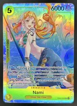 2026 One Piece Heroines Edition Nami Super Rare #EB03-053 - Image 1
