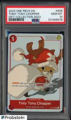 2023 One Piece EN #006 Tony Tony Chopper Gift Collection 2023 PSA 10 - Image 1