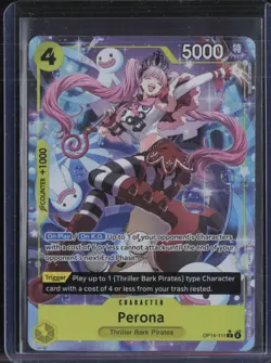 One Piece Thriller Bark Pirates #OP14-111 Perona Alternate Art - Image 1