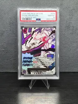 2025 One Piece OP13 EN #076 Divine Departure Alternate Art PSA 10 GEM MINT - Image 1