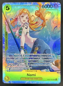 2026 One Piece Heroines Edition Nami Super Rare #EB03-053 - Image 1
