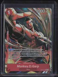 One Piece Navy #OP13-016 Monkey D. Garp Alternate Art - Image 1