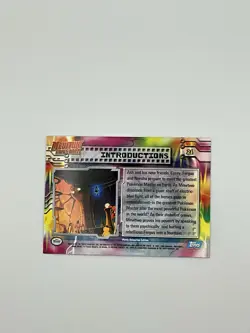 Pokemon Topps Introductions #21 Silver Foil Mewtwo Strikes Back Movie Blue Logo - Image 2