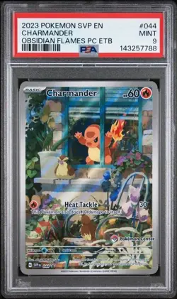 Charmander 44 Promo Pokemon Center Exclusive Psa 9 - Image 1