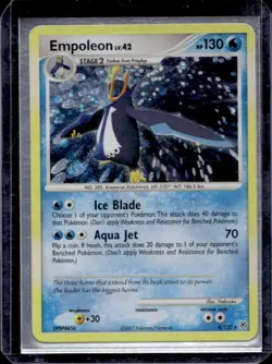 2007 Pokemon Diamond & Pearl Empoleon Holo #4/130 - Image 1