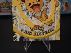 2000 Topps Pokemon Series 3 #135 Jolteon TV Animation Edition Blue Logo - Image 3