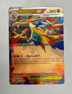 Mega Charizard Y ex 030 Holo Promo Mega Evolution Promo Pokemon Near Mint - Image 1