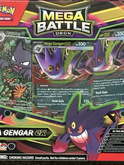 NEW Factory Sealed 2025 Pokemon Mega Battle Deck Mega Gengar ex -English -TCG - Image 3